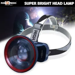 pick ur needs 20 Watt Super Power Head Lamp With 3 Mode LED Zoomable Head Light For Camping Torch image 4