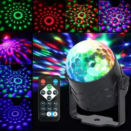 Magic Ball Lights RGB UV LED Disco Light Single Disco Ball-27