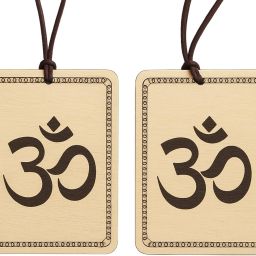 Om Wooden Car Hanging & Car Mirror Hanging Religious Car Accessories Car Hanging Ornament-image-47