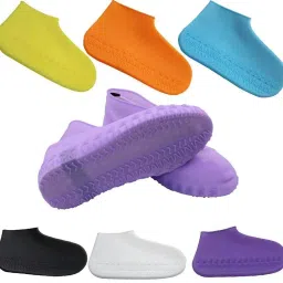 No-Slip Silicone Rubber Shoe Protectors for Kids,Men and Women(Medium)-image-58