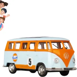 1:36 Van Toy Diecast Alloy Car Model Toys Gulf Volkswagen Toy Limited Edition-17