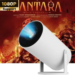 SACRO Smart Projector for Home 4K Support Rotabable Design withApp Netflix,YouTubeX479 (4500 lm / 1 Speaker / Wireless / Remote Controller) Portable Projector-22