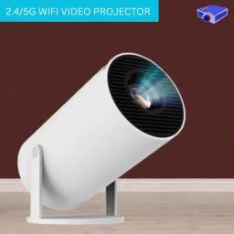 CLAIRBELL Mini HD Projector for Home 4KSupport With Built-in App Netflix/Prime/YouTubeZ159 (4500 lm / 1 Speaker / Wireless / Remote Controller) Portable Projector-43