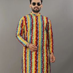 Men Printed Cotton Blend Straight Kurta-image-53
