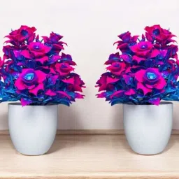 Mini Artificial plant with pot for home décor office decoration Multicolor Wild Flower Artificial Flower with Pot-image-6