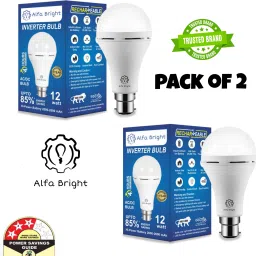 Inverter bulb emergency led bulb 12 wt pack of 2 home and outdoor use. 4 hrs Bulb Emergency Light-27