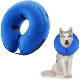 Inflatable Dog Cone Collar Strap Adjustable Size After Surgery for Anti-Licking Dog & Cat Anti-tick Collar-27