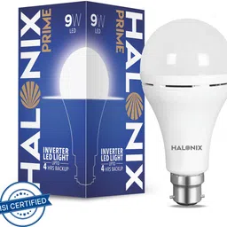 halonix 9 W Inverter Round B22 Inverter Bulb-picture-4