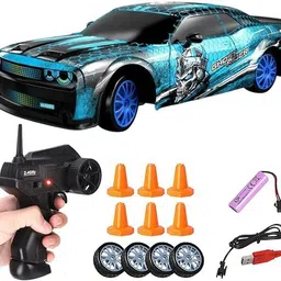 bestie toys RC DriftCar 1:24 Remote Controlled Car 2.4 GHz Toy Car 15 km/h 4WD Remote Contr-picture-12