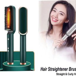 MADSWAS Hair Brush Curling Anti-perm Straight Hair Comb Hair Iron Hair Styler Tool S88 Hair Straightener Professional HQT 909b comb Styler 5 Temperature Control M88 Hair Straightener Brush-image-99