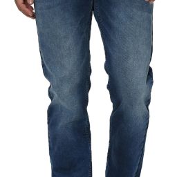Men Regular Mid Rise Dark Blue Jeans-image-45