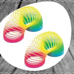 Rainbow Spring Magic Spring Gag Toy for kids (Packof 2pcs)-L89 Slinky Magic Spring Gag Toy-3
