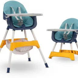 2 in 1 Manta Baby High Chair for Kids with 2 Height Adjust, Baby Toddler Feeding-22