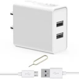 Wall Charger Accessory Combo for Infinix Smart 4 Plus, Infinix Hot 9, Infinix Hot 9 Pro, Infinix S5 pro, Infinix Hot 8, Infinix S4, Infinix Smart 3 Plus Original Adapter Like Wall Charger, Mobile Power Adapter, Fast Charger, Android Smartphone Charger, Battery Charger, High Speed Travel Charger With 1 Meter Micro USB Cable Charging Cable Data Cable-8