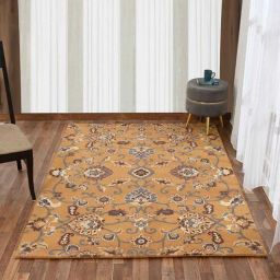 presto Gold Traditional Wool 5 ft x 7 ft Hand Tufted Carpet-picture-15