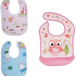 Baby bibs for 6 to 12 months upto 3 years Adjustable Buttons, Waterproof-image-50
