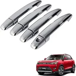 Chrome Door Handle COVER for XUV 300 Car Grab Handle Cover-image-7
