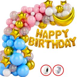 Solid Happy Birthday Decorations for Boys Girls Wife Husband Kids Balloon-image-48