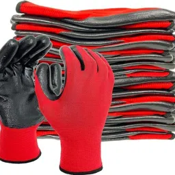 5Pair Multipurpose Daily Use Reusable Washable Grip Coating Anti Cut Resistant Nitrile Safety Gloves-image-6