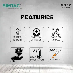 simtac Front, Rear LED Indicator Light for TVS Apache 4V 160 /200, Apache 4V 160 /200 ( BS6 ) image 3