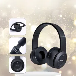 Versatile Bluetooth Headphones with Microphone for Work, Play & Calls._E3 Bluetooth & Wired Headset-image-91