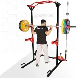 bullar Power Squat Rack Heavy-Duty Adjustable Frame, Home Gym Combo image 3