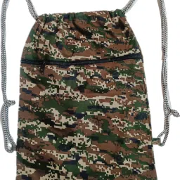 15L Camouflage Military CRPF Dori Drawstring Backpack - Unisex Multicolor Bag-image-16