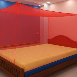 Polyester Adults Washable Mosquito Net For Single Bed (Size 4x6.5-ft) Mosquito Net-image-19