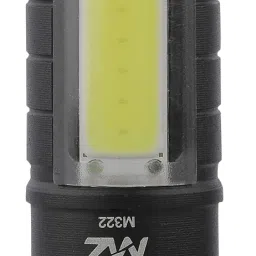 mz M322(RECHARGEABLE LED TORCH) Mini Pocket Light Zoom COB USB Led Water Proof DP Torch image 2