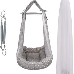 BABY CLASSIC NET SWING CRADLE WITH SPRING-24