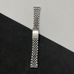 LUBA HIMT 20mm Jubilee Watch Strap Screw Link Bracelet Flat End Double Lock Buckle 20 mm Stainless Steel Watch Strap-image-18