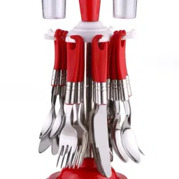 Classic Cutlery Set 24 pcs Plastic, Steel Cutlery Set Disposable Plastic, Steel Cutlery Set-image-30