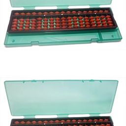 Brown 17 Rod Abacus Kit With Box Set Of 2-1