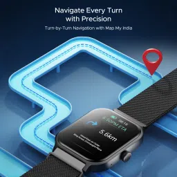 boAt Storm Call 3 Plus w/ Turn by Turn Navigation, QR Tray, 4.97cm(1.96'') HD Display Smartwatch image 4