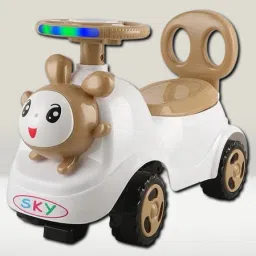 Ride on & Car for Kids with Music & Horn Steering | Backrest| Under Seat Storage Rideons & Wagons Non Battery Operated Ride On-19