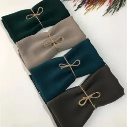 Solid Chiffon Women Multicolor Faux Turtleneck Neck Cover, Scarf, Bluetooth Scarf, Fancy Scarf, Stole-image-2