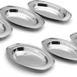 Stainless Steel Oval Plate/Serving Plate/Sabji Plate/Rice Plate Rice Plates-23
