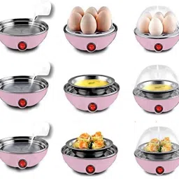 captaindeal Egg Boiler boils up to 7 Eggs to Perfection for Each time Chicken Cooker Stopped Automatically When Eggs are Cooked Done 1 Pc CD-225-Pink Egg Cooker (7 Eggs) 4.11,466 Ratings & 203 Reviews CD-225-Pink Egg Cooker image 5