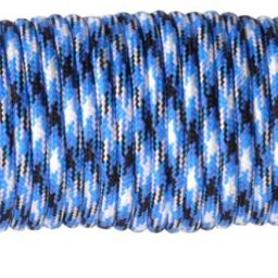 100 ft 550 Para cord Parachute Survival Cord - Blue Camofludge Blue-18