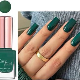 Gel Effect Nail Polish- Long lasting, Non Toxic, High Shine GREEN-image-57