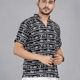 Men Printed Cotton Blend Straight Kurta-image-40