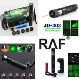 ELRINZA Premium Laser Light Pointer With Different Modes, Rechargeable, Charger Inside image 2