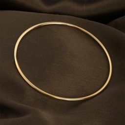 PALMONAS Women Gold-Toned Gold-Plated Bangle-Style Bracelet-image-53