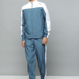 Puma Men Blue & White Colourblocked Train Favorite Tracksuit-35