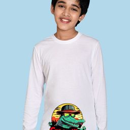 NUSYL Boys Graphic Printed Round Neck Cotton Casual T-shirt-image-72