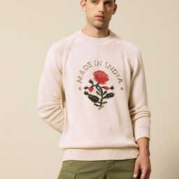 Mr Bowerbird Premium Made in India Pure Cotton Tailored Fit Sweater-image-2