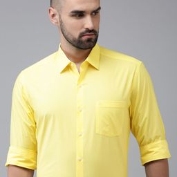 Arrow Men Solid Manhattan Slim Fit Pure Cotton Formal Shirt-picture-33