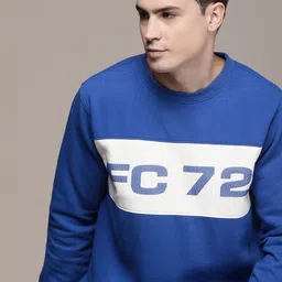 French Connection Graphic Printed & Colourblocked Sweatshirt-image-82
