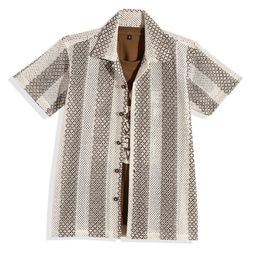 CAVIO Boys Comfort Self Design Pure Cotton Casual Shirt With T-shirt-image-41