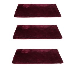Black gold Brown 3 Pieces Premium Microfiber Alaska Door Mats-19